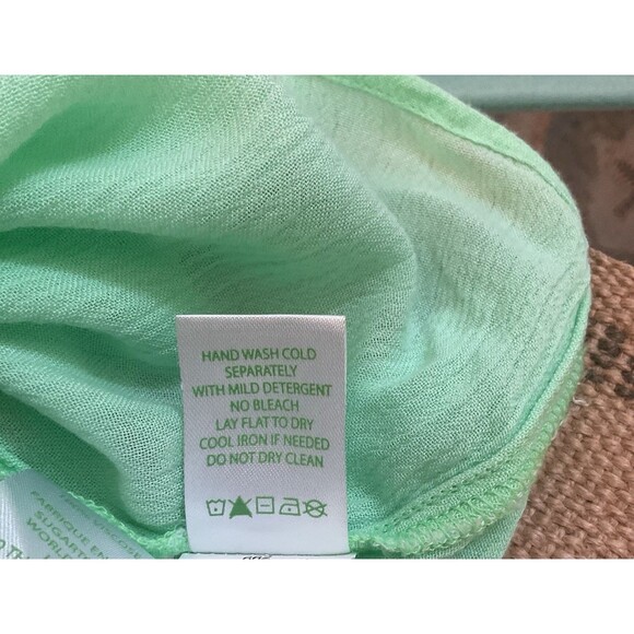 Lilly Pulitzer Racerback Tank Top Women's XS Lime Green - Picture 11 of 11